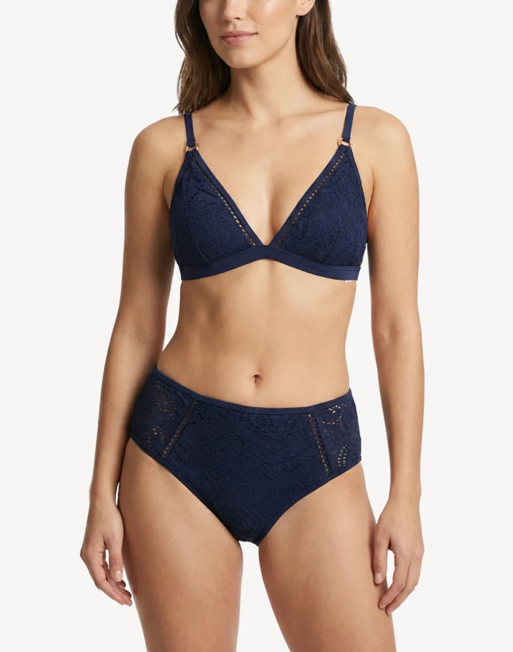 Infinity Lace Mid Rise Bikini Bottom sold by swimco product image thumbnail 2