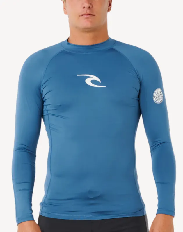 Men's Wave Performance UPF 50 Long Sleeve Rashguard made by Ripcurl