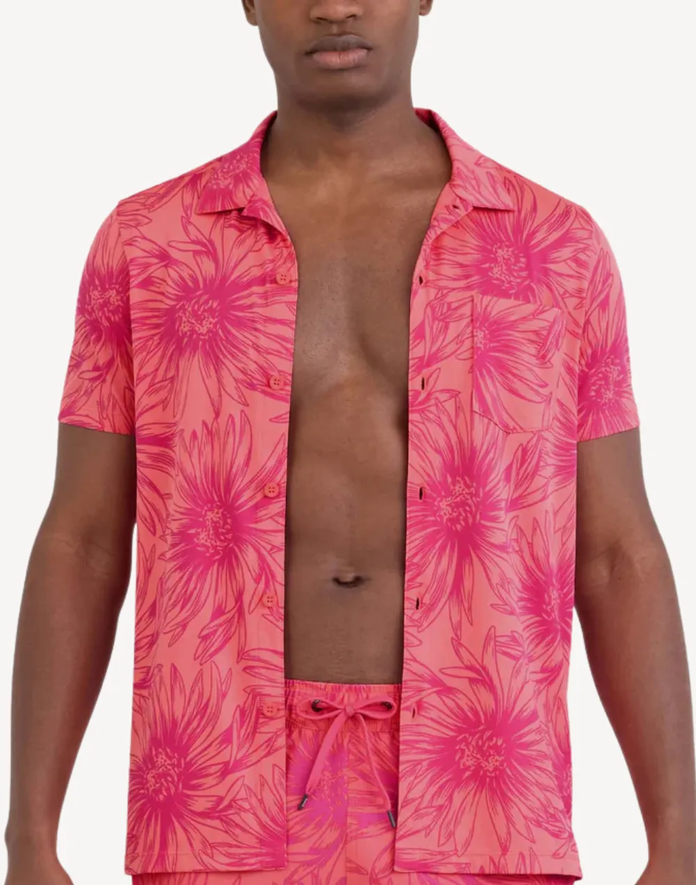 Big Daisy Droptemp Dry Resort Short Sleeve Shirt sold by swimco