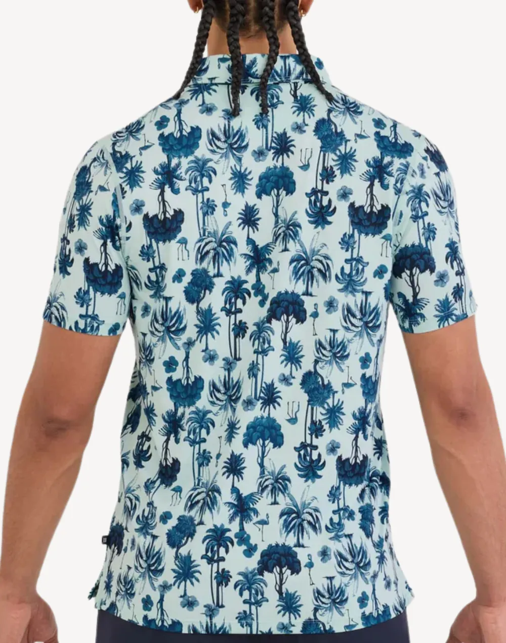 Palm Toile Droptemp All Day Cooling Polo sold by swimco product image thumbnail 2