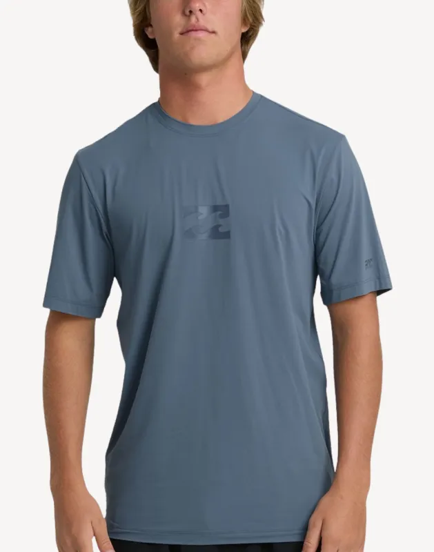 Men's All Day Wave Loose Fit Short Sleeve UPF 50 Swim Shirt made by Billabong