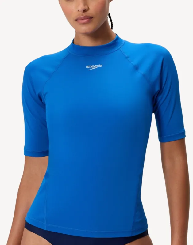 Women's Endurance+ UPF 50 Short Sleeve Rashguard made by Speedo