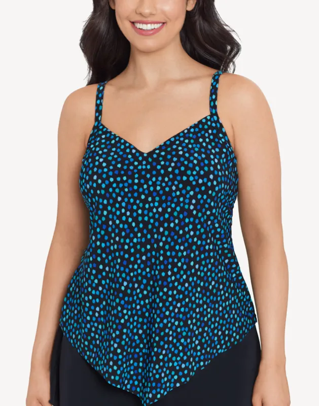 Funfetti Hank Tankini Top sold by swimco