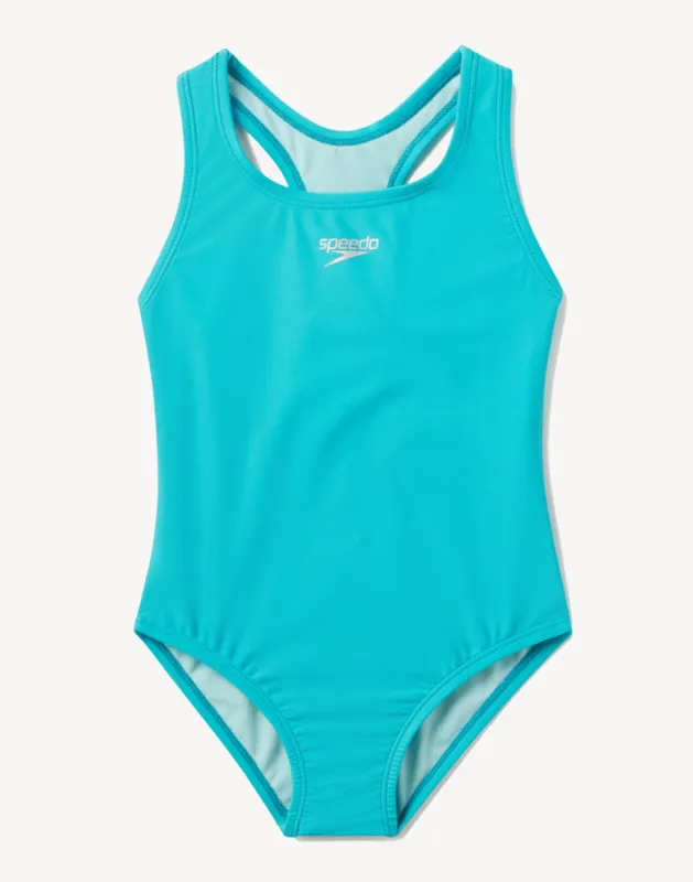 Girls Solid Racerback One Piece sold by swimco