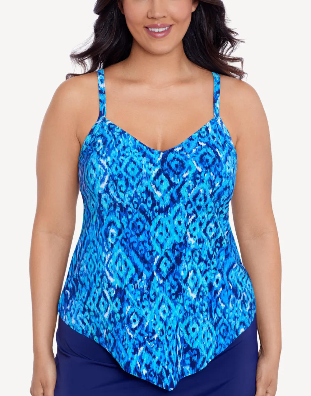 Bali Brocade Hank Tankini Top sold by swimco