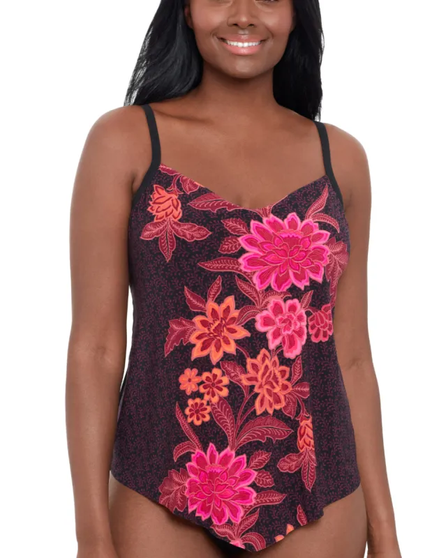 Garden Garland Hank Tankini Top sold by swimco