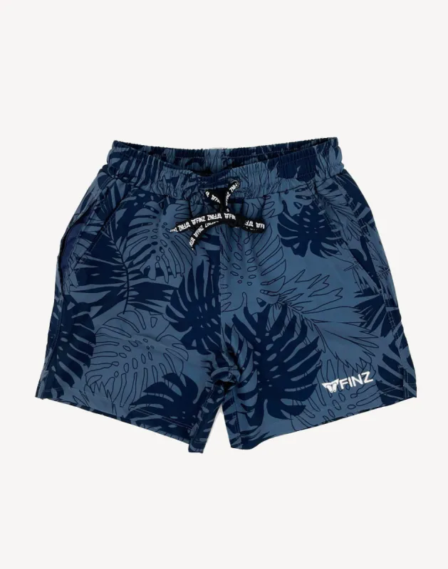 Boys Floral Print Swim Trunk sold by swimco