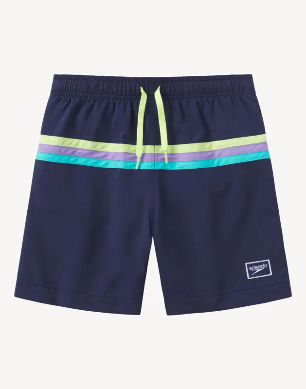 Boys Stripe 15" Swim Trunk sold by swimco