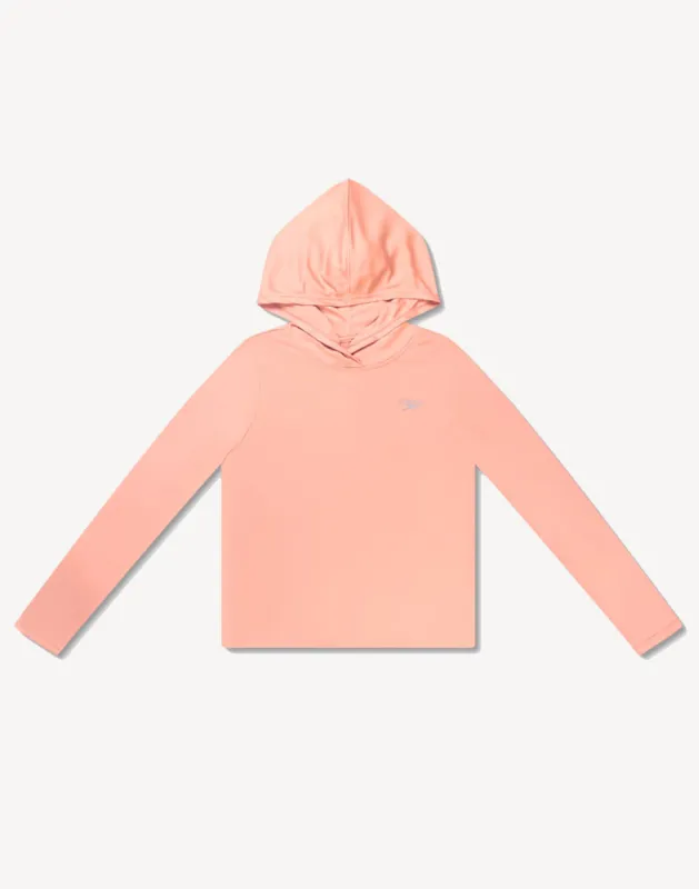 Girls Hooded UPF 50+ Swim Shirt made by Speedo