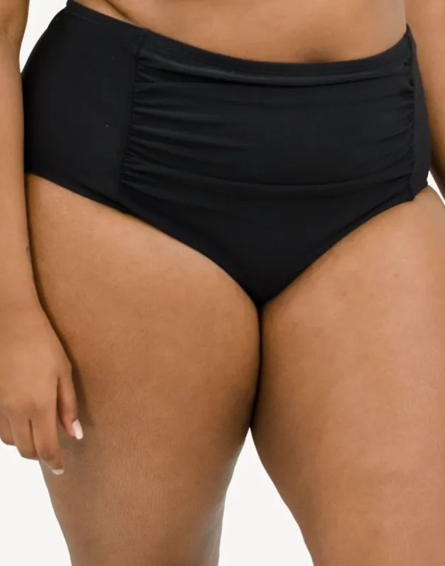 Shir Plus Size Tummy Control Panty Bikini Bottom sold by swimco