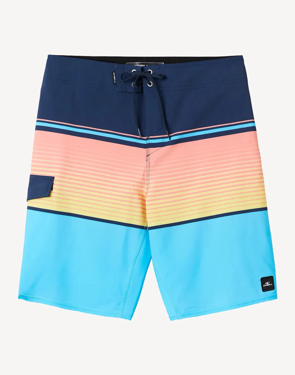 Boys Lennox Stripe 18" Boardshort sold by swimco