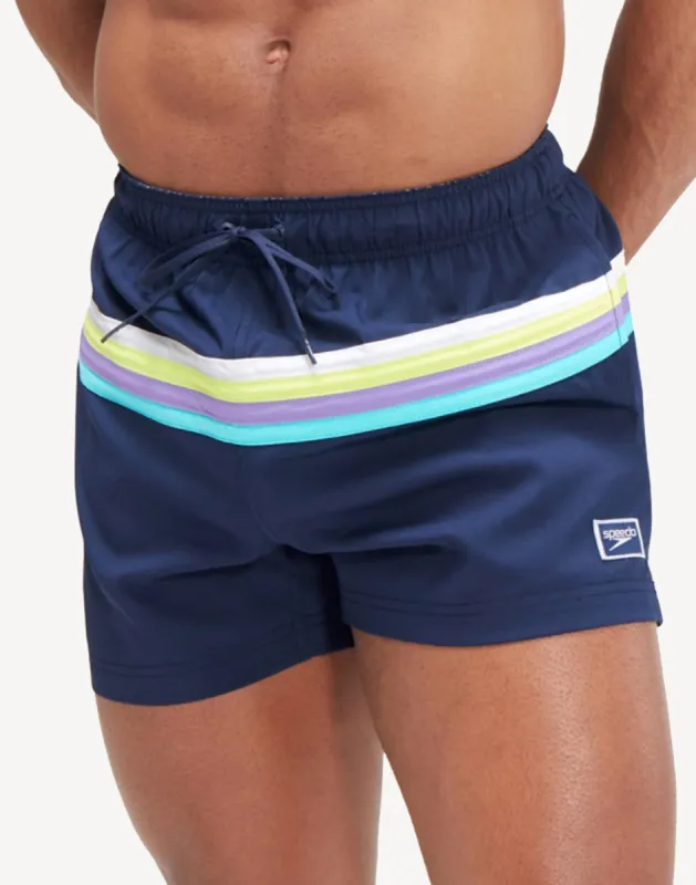 Redondo Edge Stripe 14" Swim Trunk sold by swimco