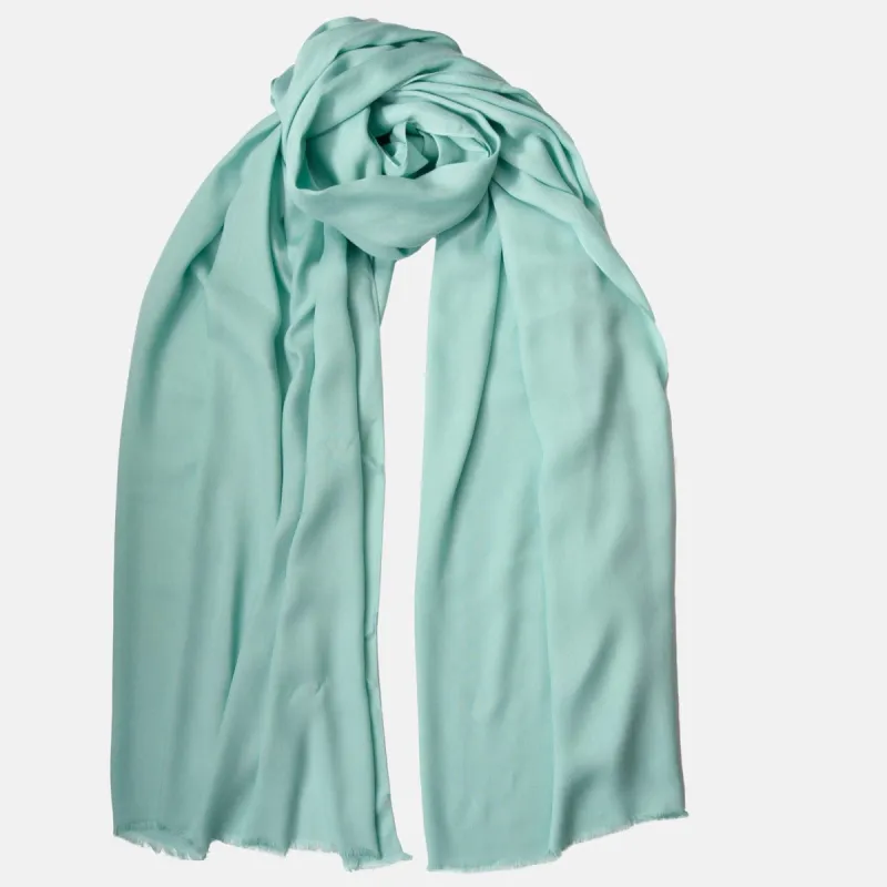 Manuela - Modal Cashmere Wrap - Aqua sold by Elizabetta
