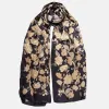 Esmeralda - Silk Scarf Shawl - Black & Gold sold by Elizabetta