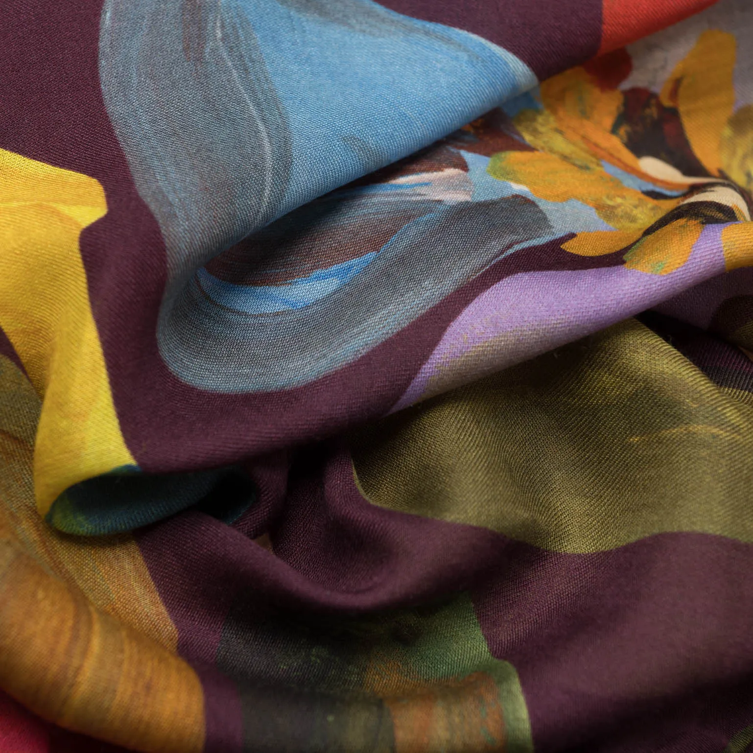 Catrina -Modal Cashmere Scarf Shawl - Plum sold by Elizabetta product image thumbnail 3