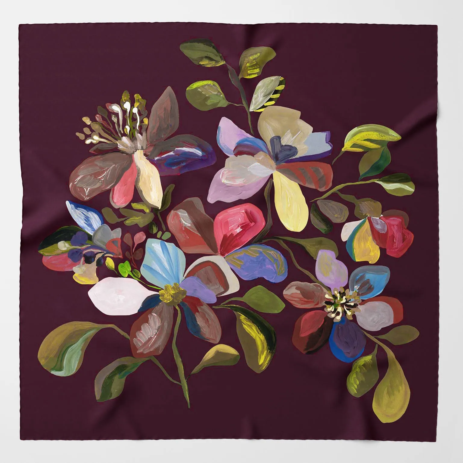 Catrina -Modal Cashmere Scarf Shawl - Plum sold by Elizabetta product image thumbnail 2