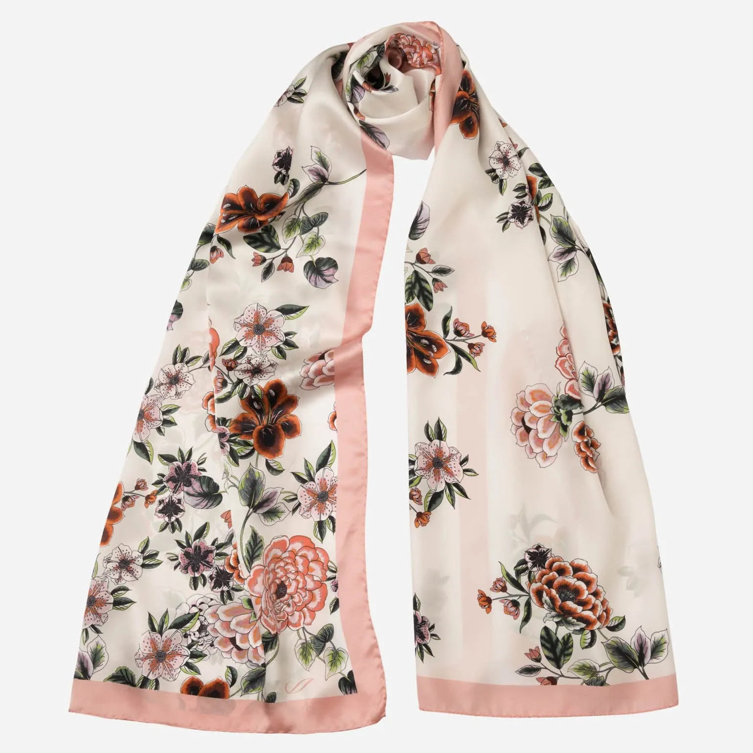 Bella - Silk Scarf Shawl - Rose sold by Elizabetta product image thumbnail 2