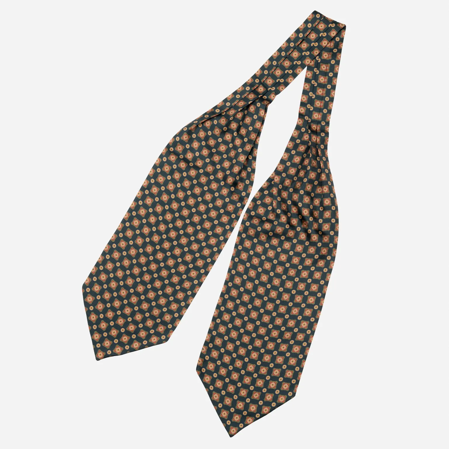 Barberini - Silk Ascot Cravat Tie - Forest sold by Elizabetta product image thumbnail 2