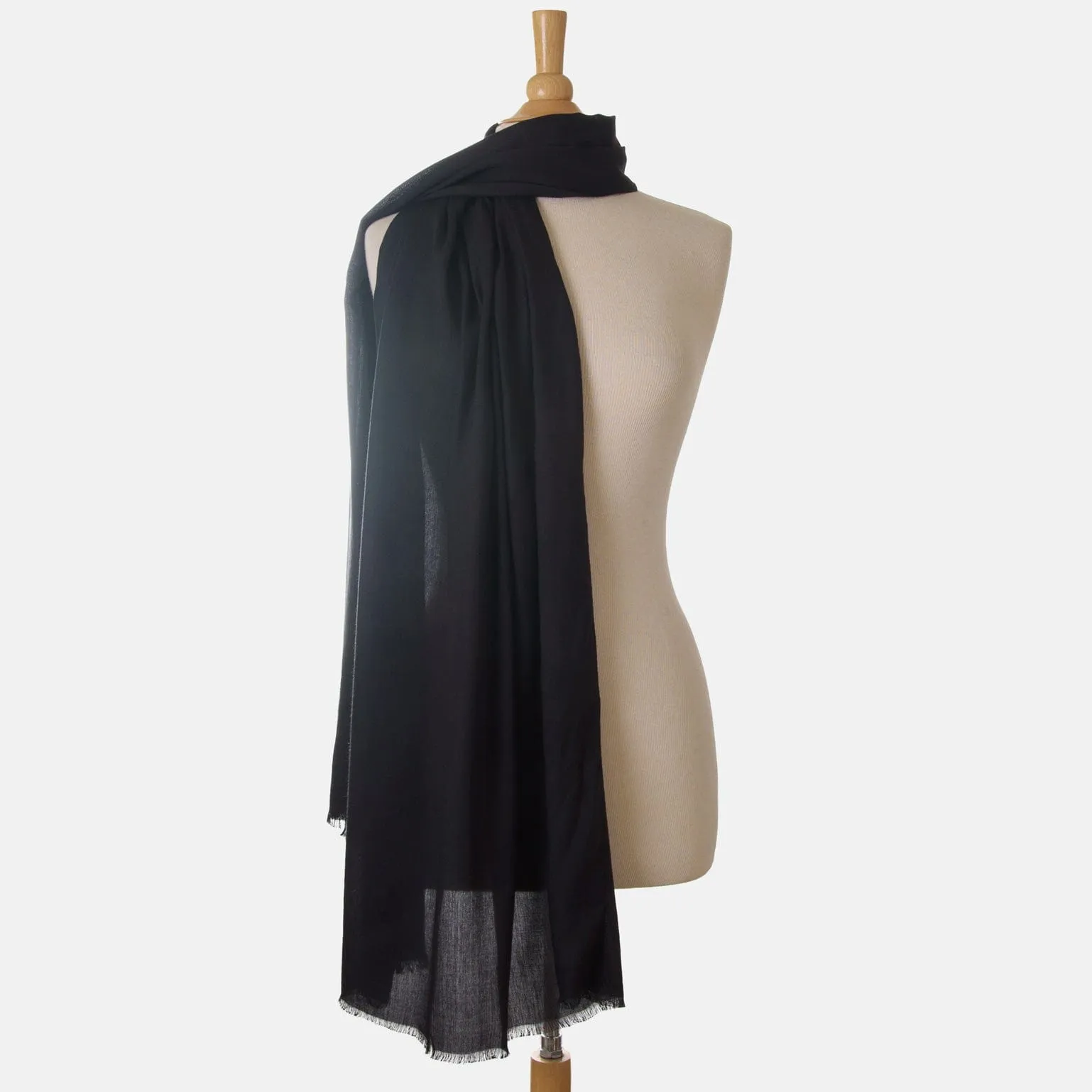 Manuela - Modal Cashmere Wrap - Black sold by Elizabetta product image thumbnail 4