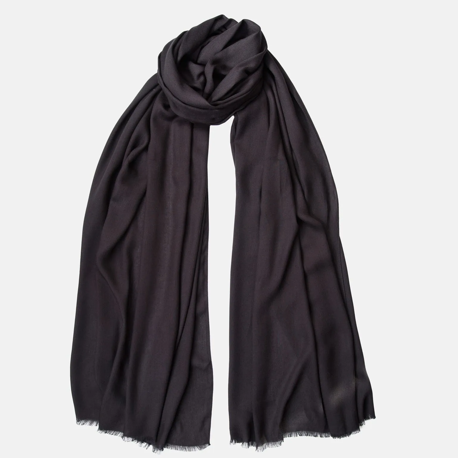 Manuela - Modal Cashmere Wrap - Black sold by Elizabetta