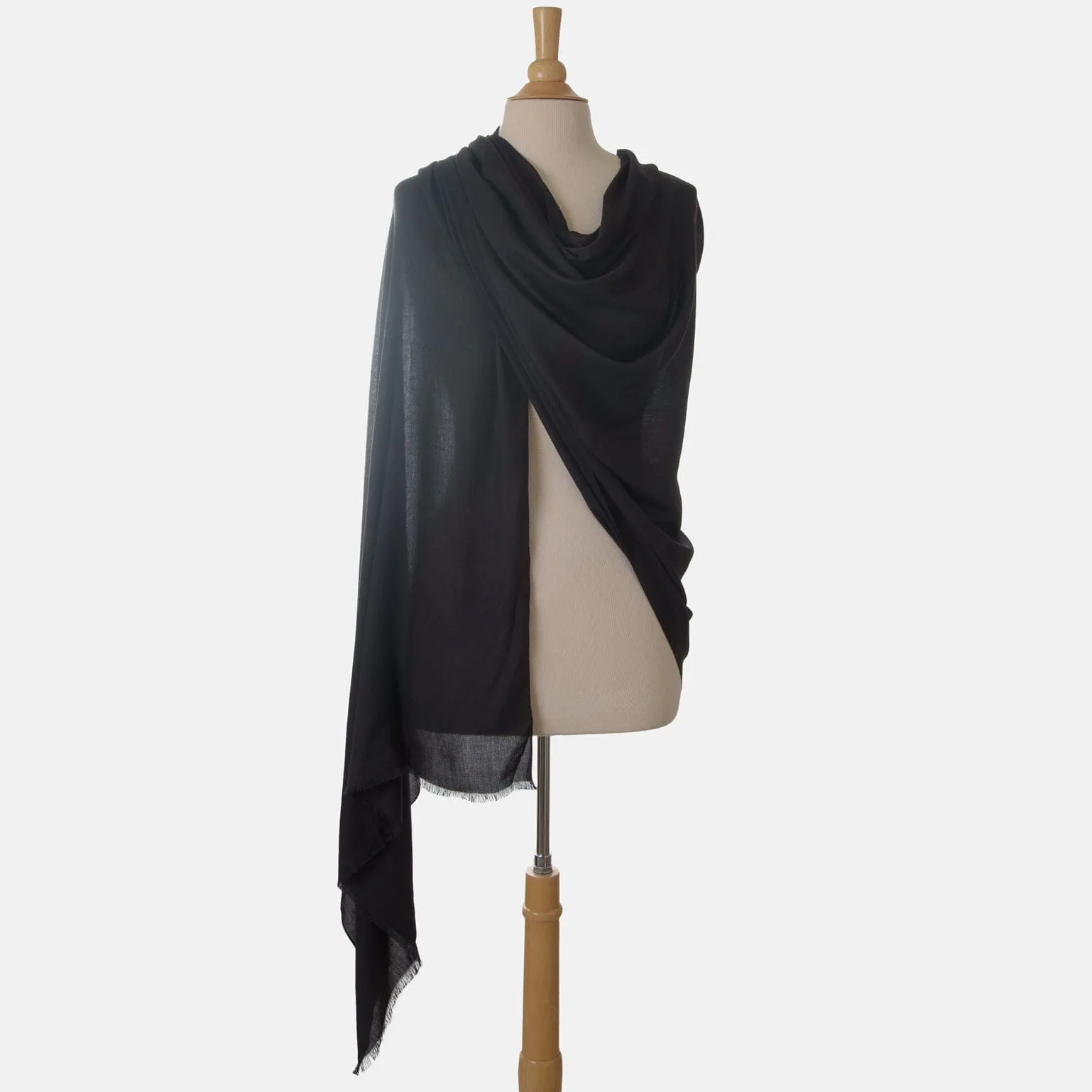Manuela - Modal Cashmere Wrap - Black sold by Elizabetta product image thumbnail 3