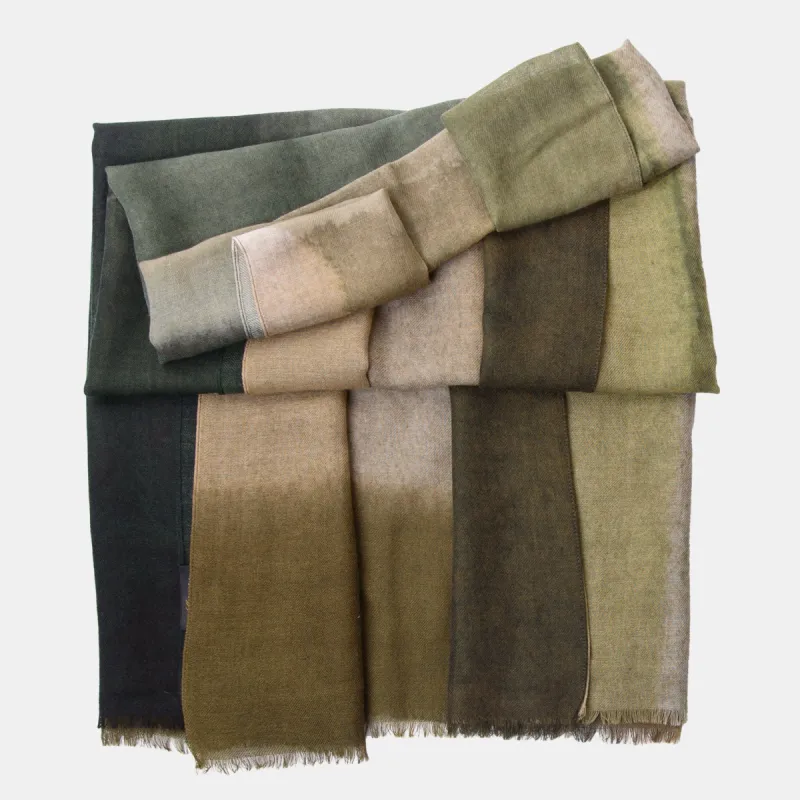 Vicenza - Wool Scarf - Olive Green sold by Elizabetta