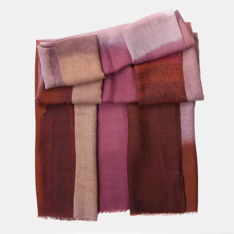 Vicenza - Wool Scarf - Burgundy sold by Elizabetta
