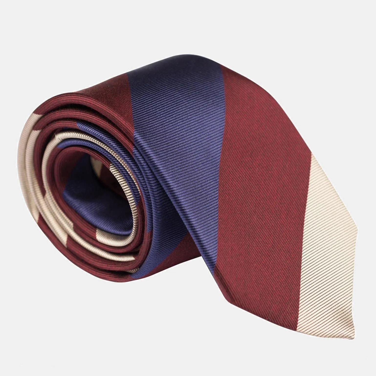 Conero - Silk Jacquard Tie - Burgundy sold by Elizabetta product image thumbnail 3