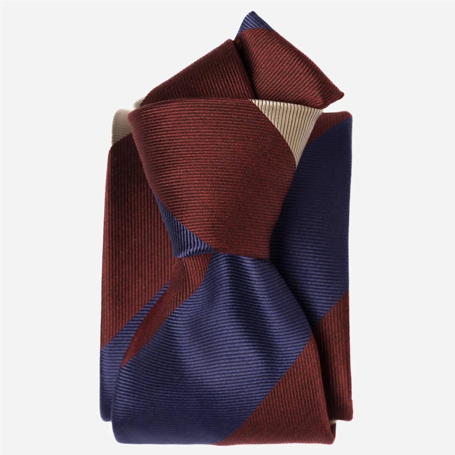 Conero - Silk Jacquard Tie - Burgundy sold by Elizabetta