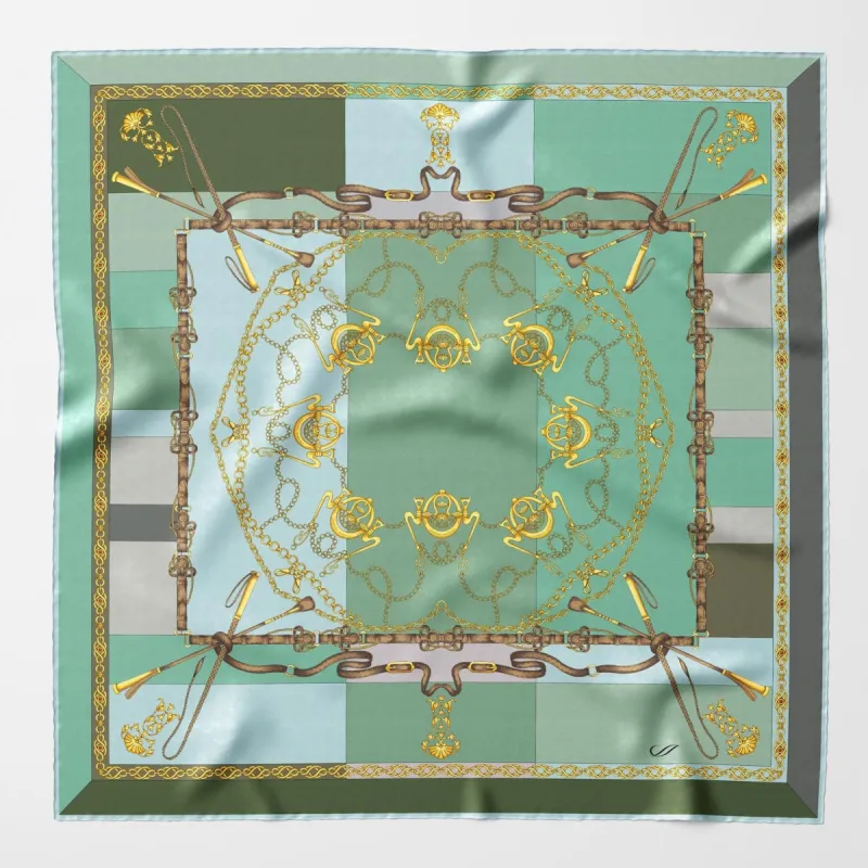 Gabriella - Silk Foulard - Laurel sold by Elizabetta
