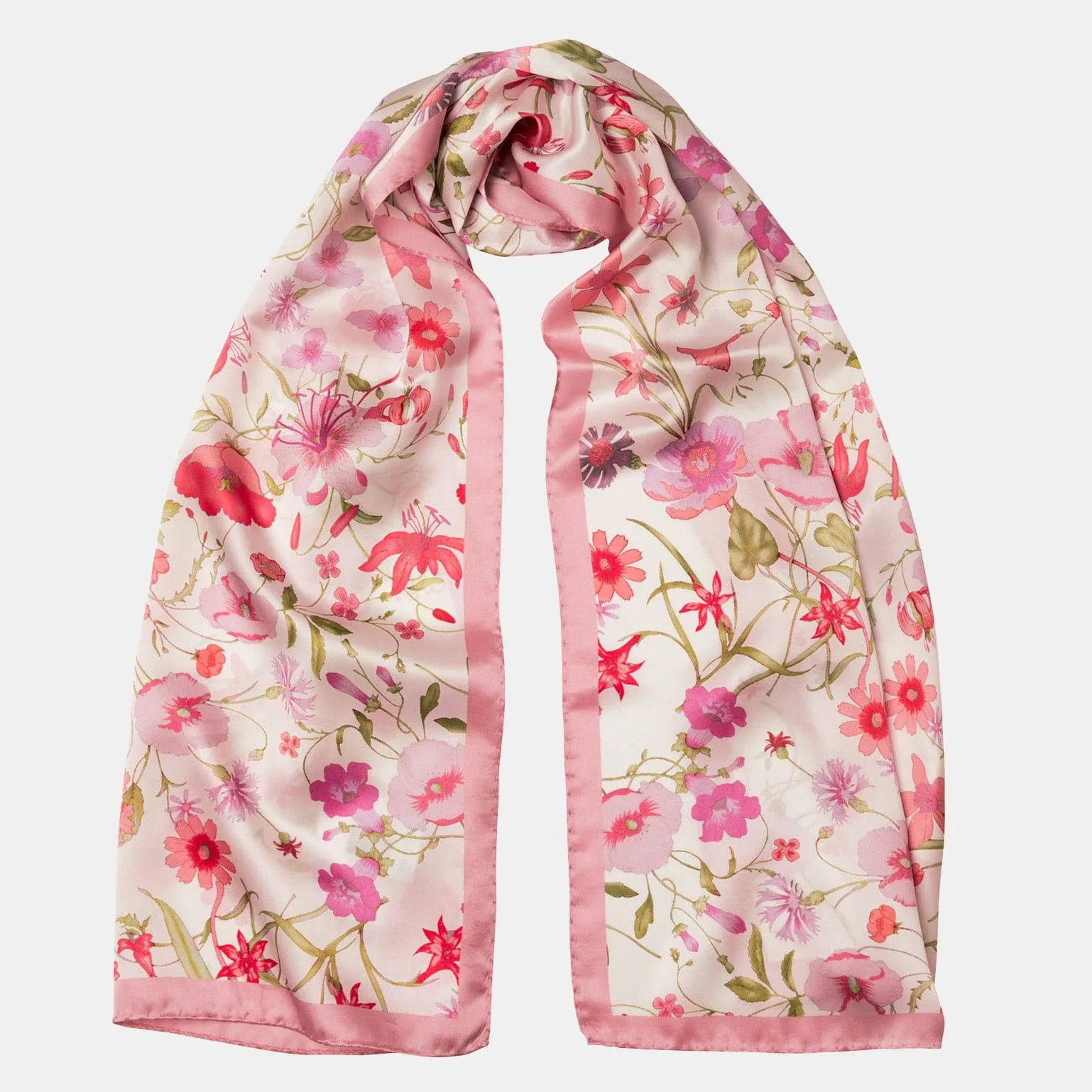 Primavera - Long Silk Scarf - Pink sold by Elizabetta product image thumbnail 2