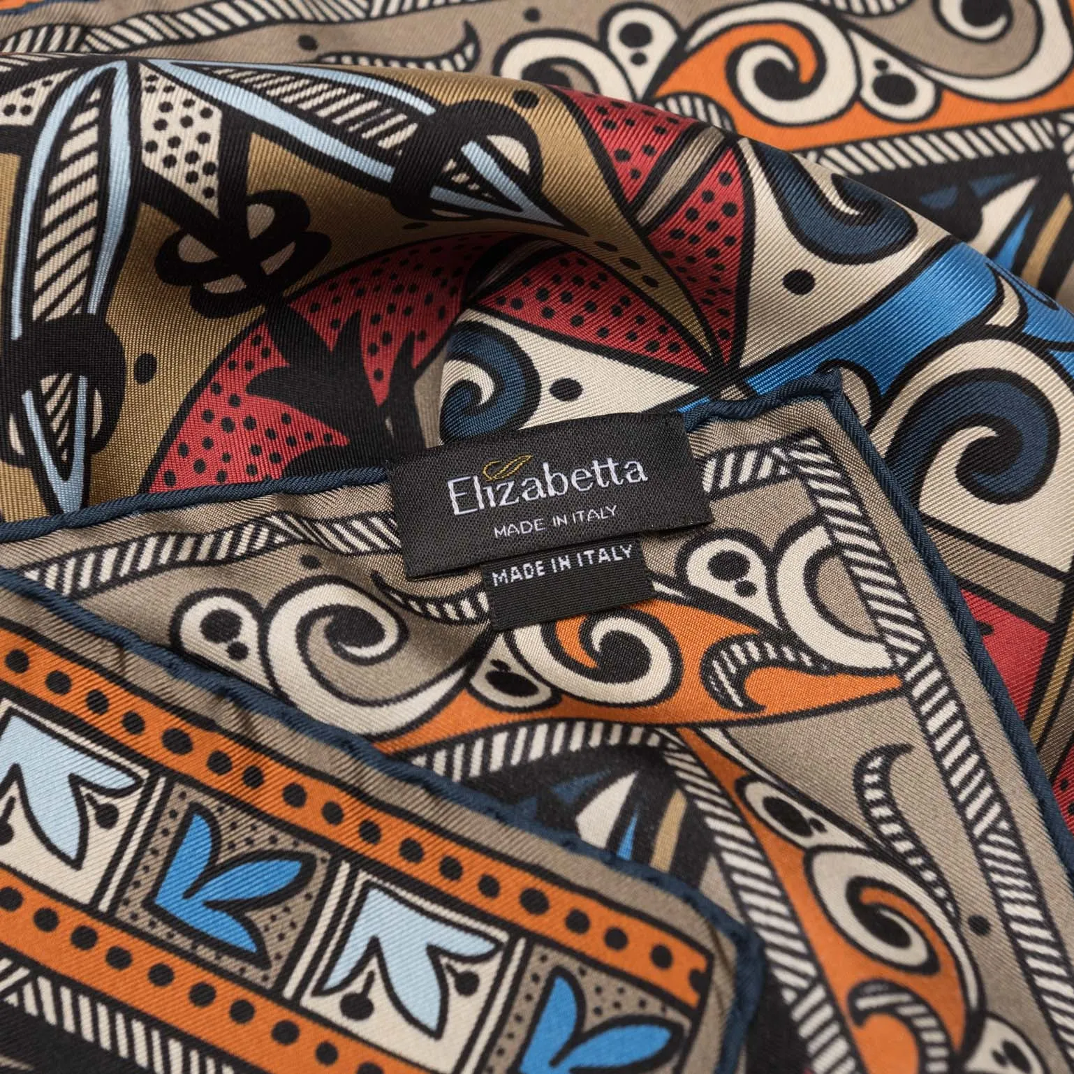 Capri - Silk Neckerchief - Red sold by Elizabetta product image thumbnail 3