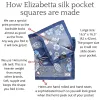 Modena - Silk Pocket Square - Olive sold by Elizabetta