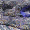 Ambra - Silk Scarf Shawl - Blueberry sold by Elizabetta