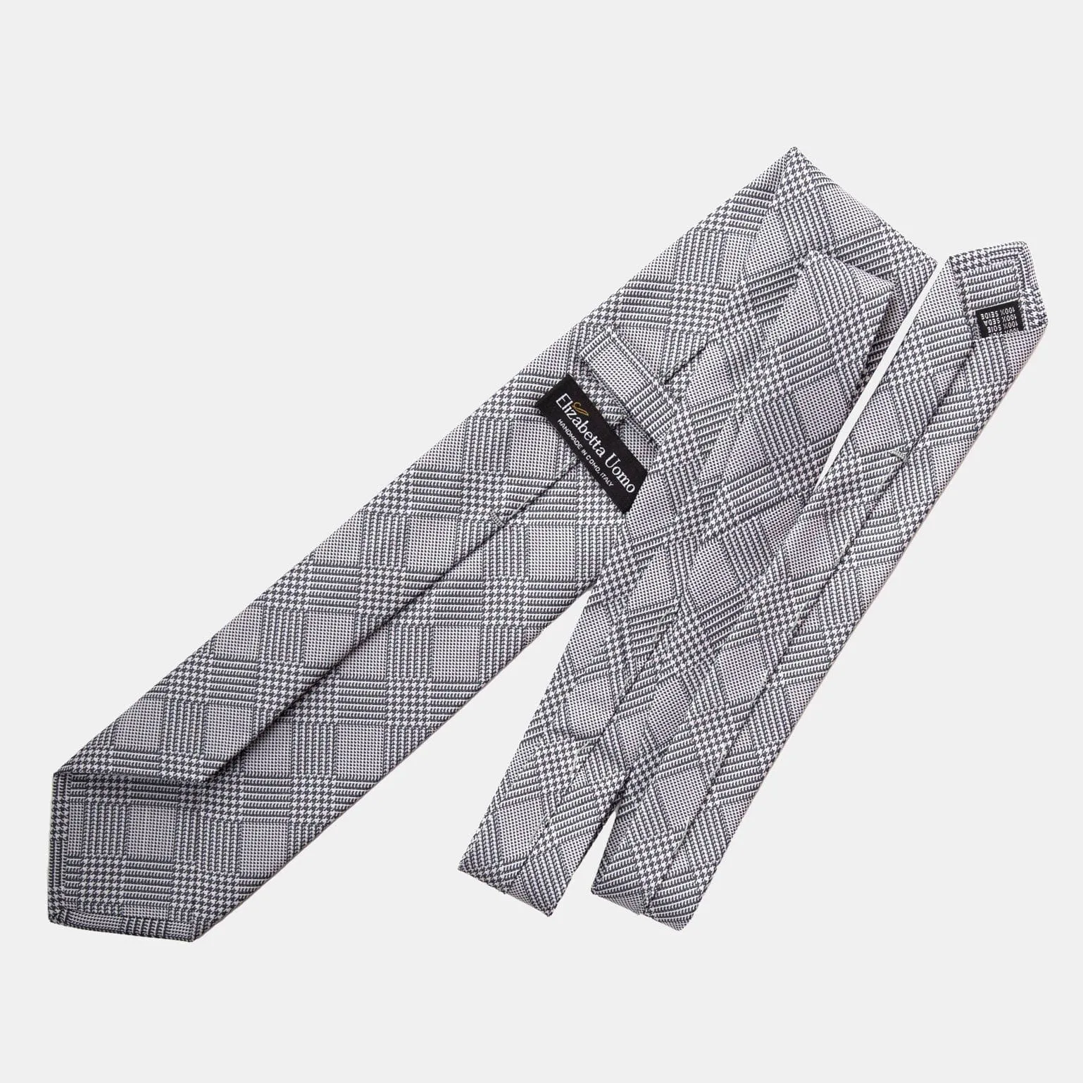 Savoia - Jacquard Silk Tie - Black sold by Elizabetta product image thumbnail 3