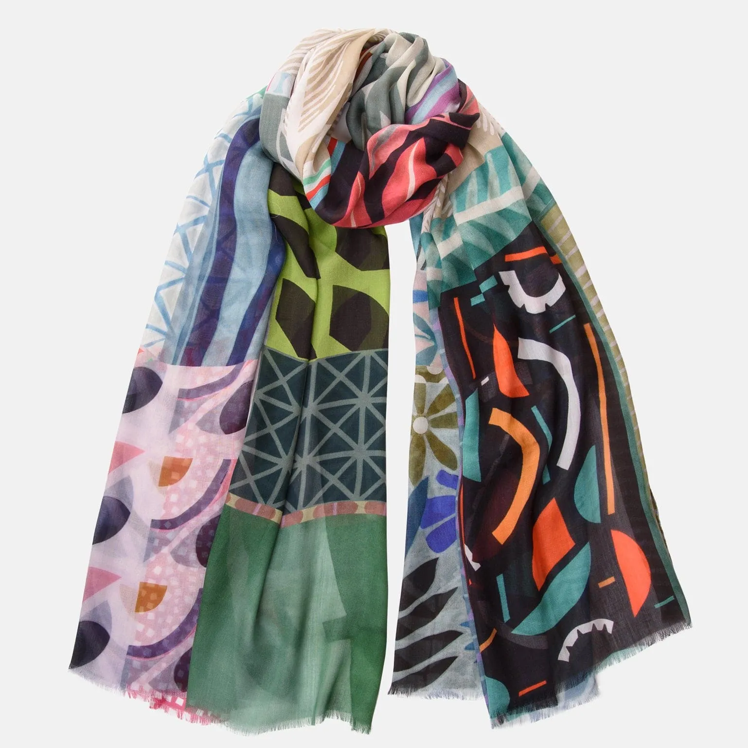 Santorini - Modal Scarf - Teal sold by Elizabetta