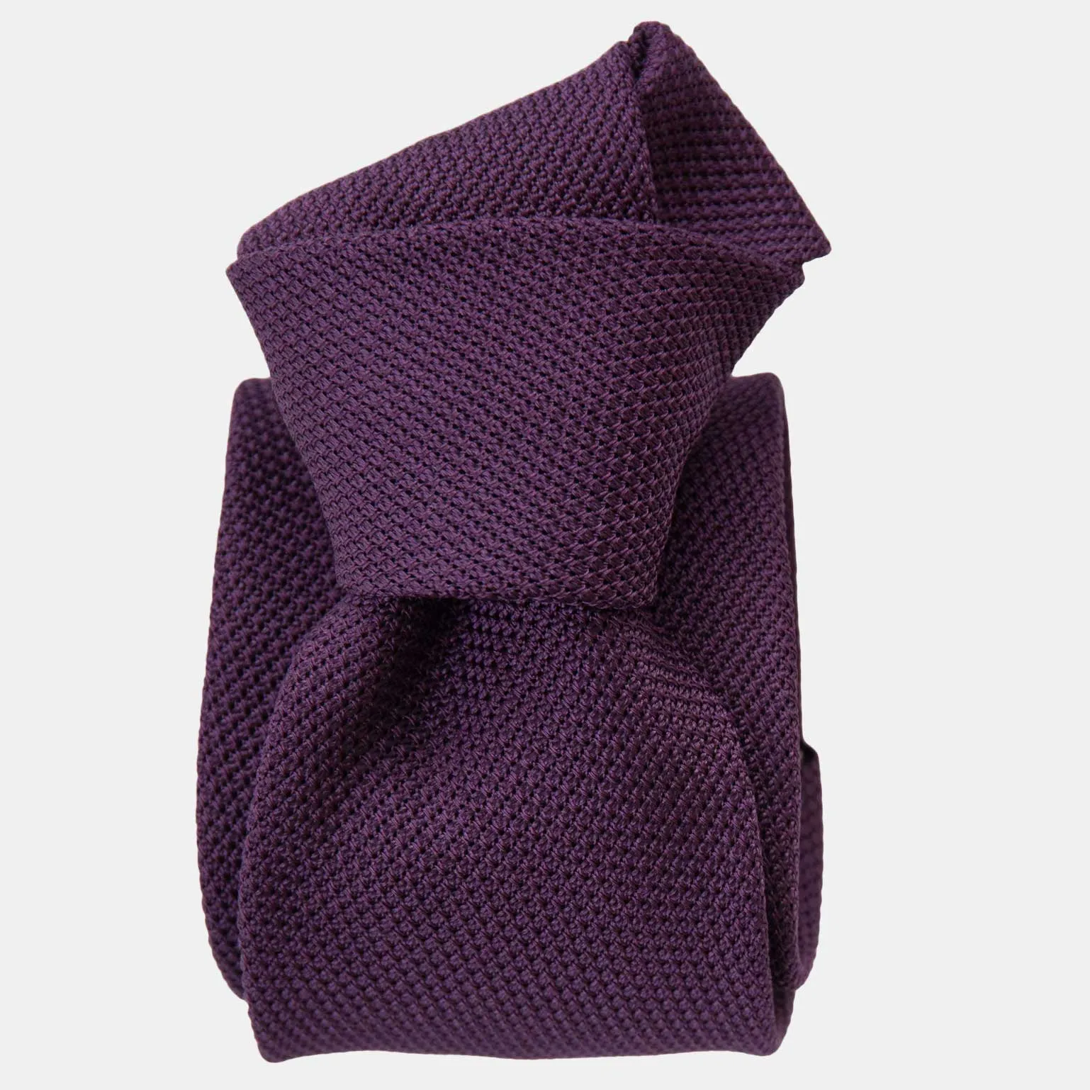 Plum - Silk Grenadine Tie sold by Elizabetta