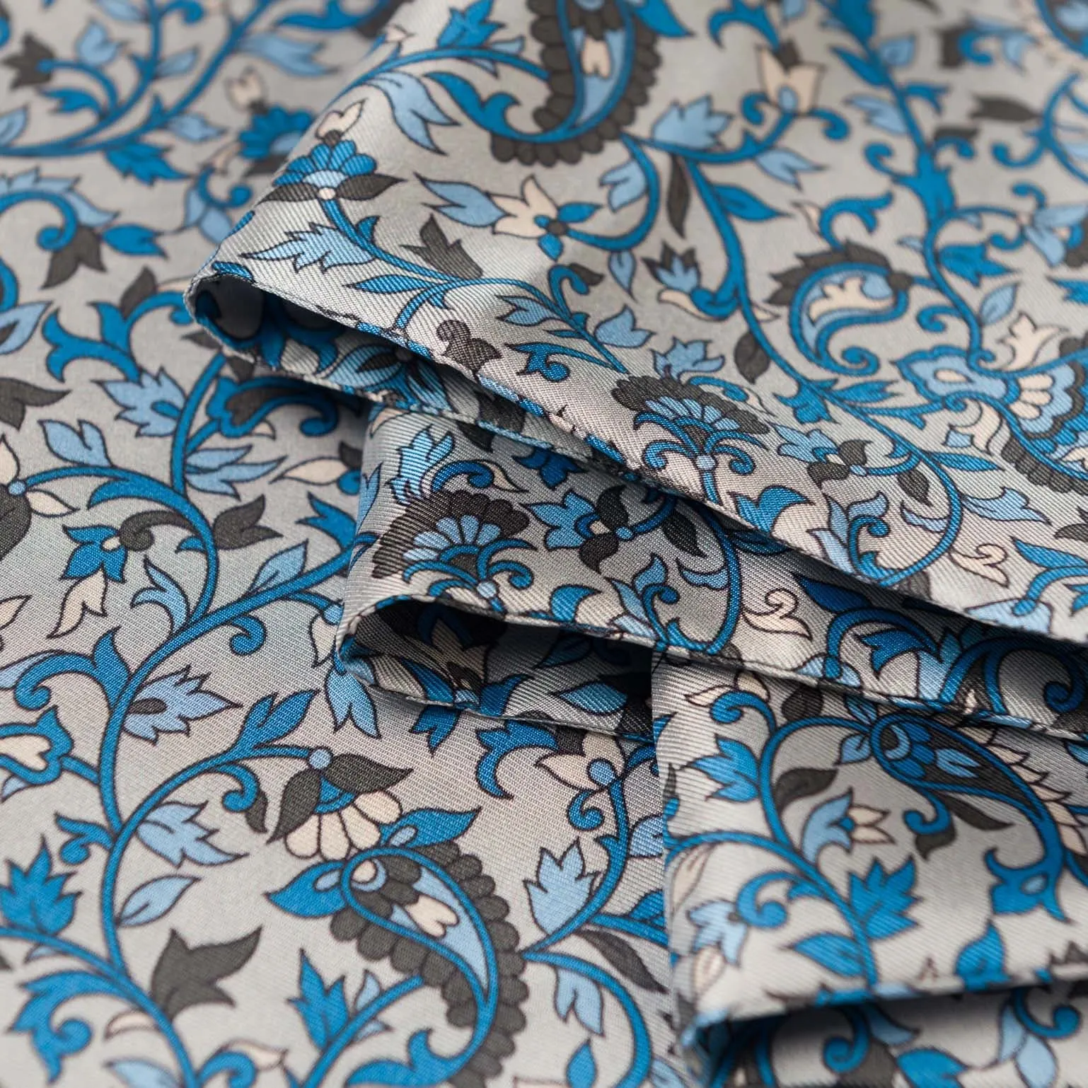 Elba - Silk Scarf - Grey sold by Elizabetta product image thumbnail 3