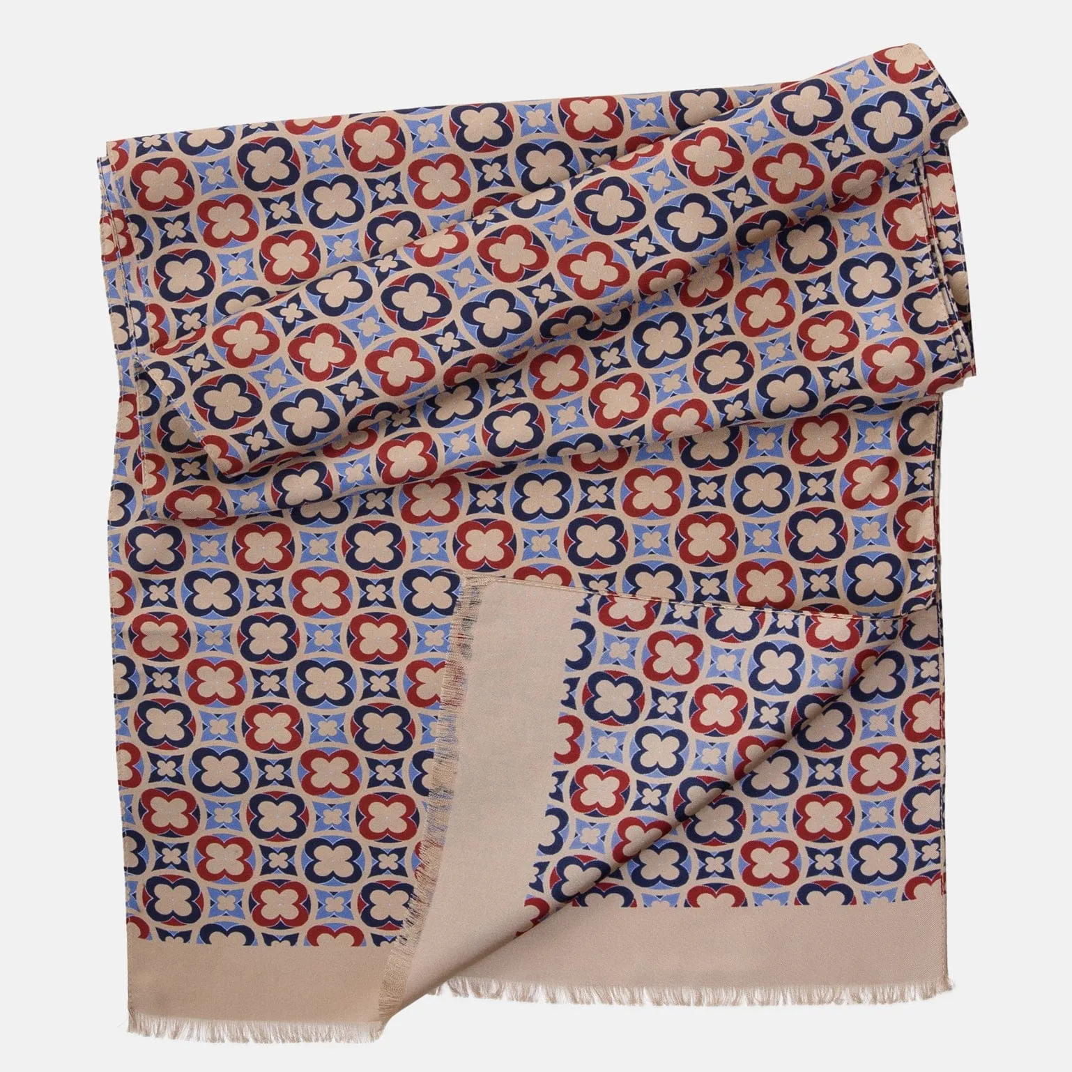 Sandro - Silk Scarf - Tan sold by Elizabetta