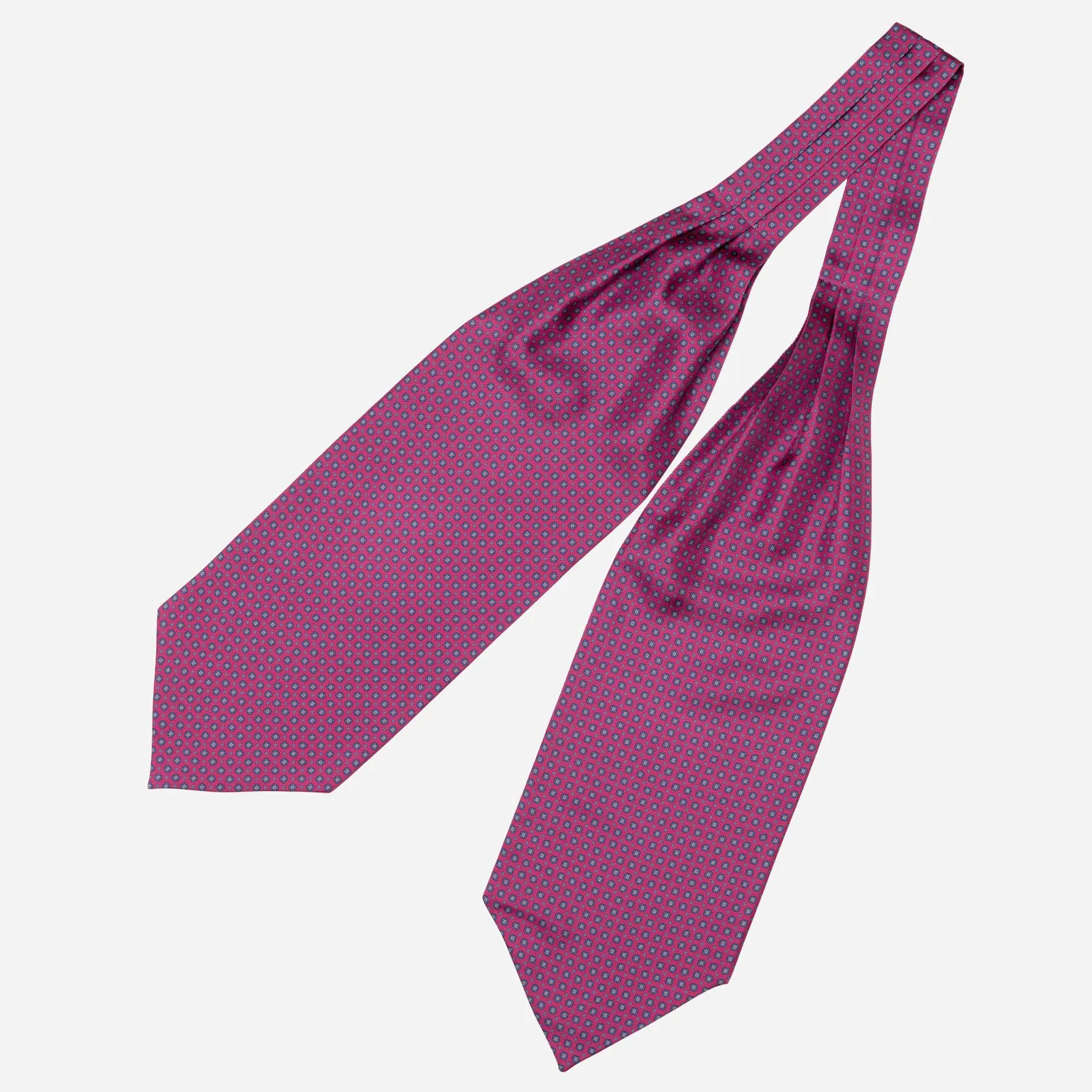Navona - Silk Ascot Cravat Tie - Magenta sold by Elizabetta product image thumbnail 2