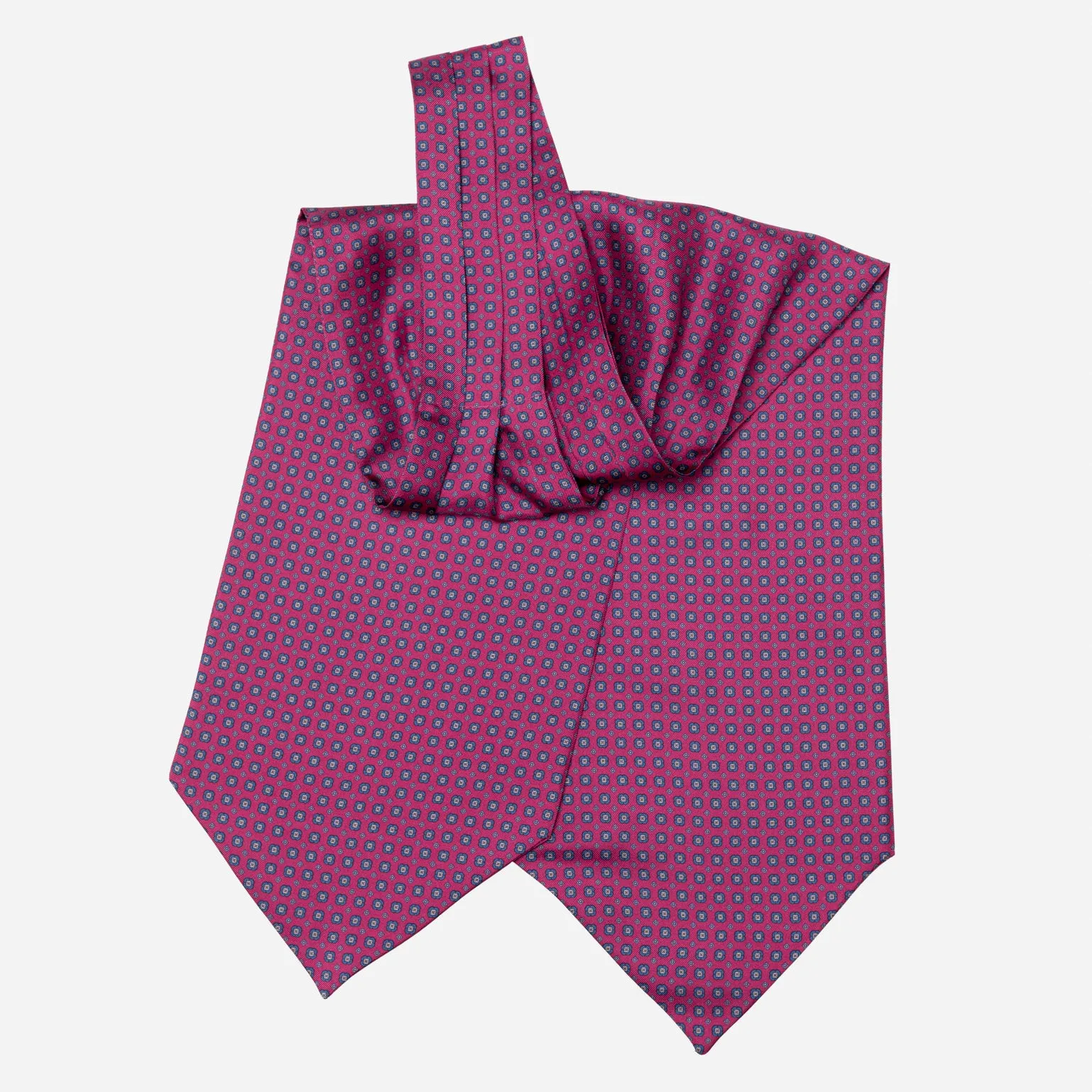 Navona - Silk Ascot Cravat Tie - Magenta sold by Elizabetta product image thumbnail 3
