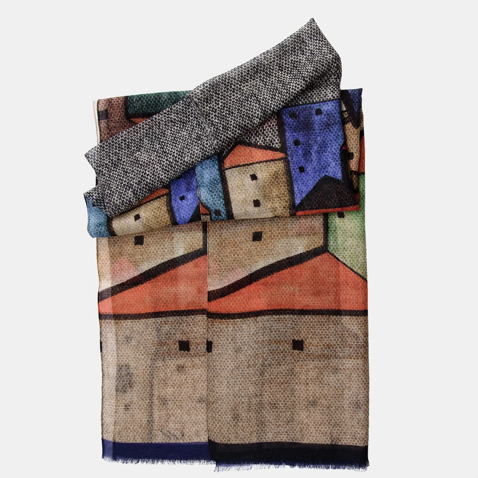 Villaggio - Wool Scarf - Tan sold by Elizabetta product image thumbnail 2