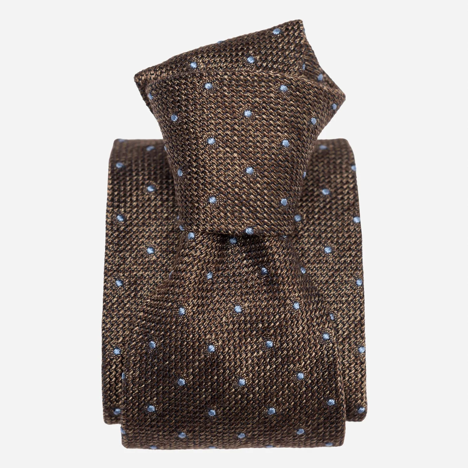 Mattei - Silk Grenadine Tie - Brown sold by Elizabetta