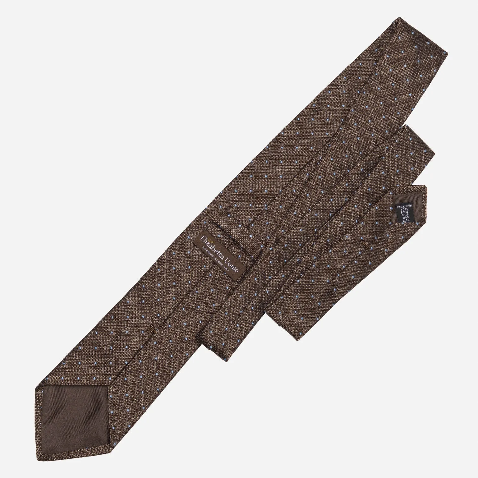 Mattei - Silk Grenadine Tie - Brown sold by Elizabetta product image thumbnail 3