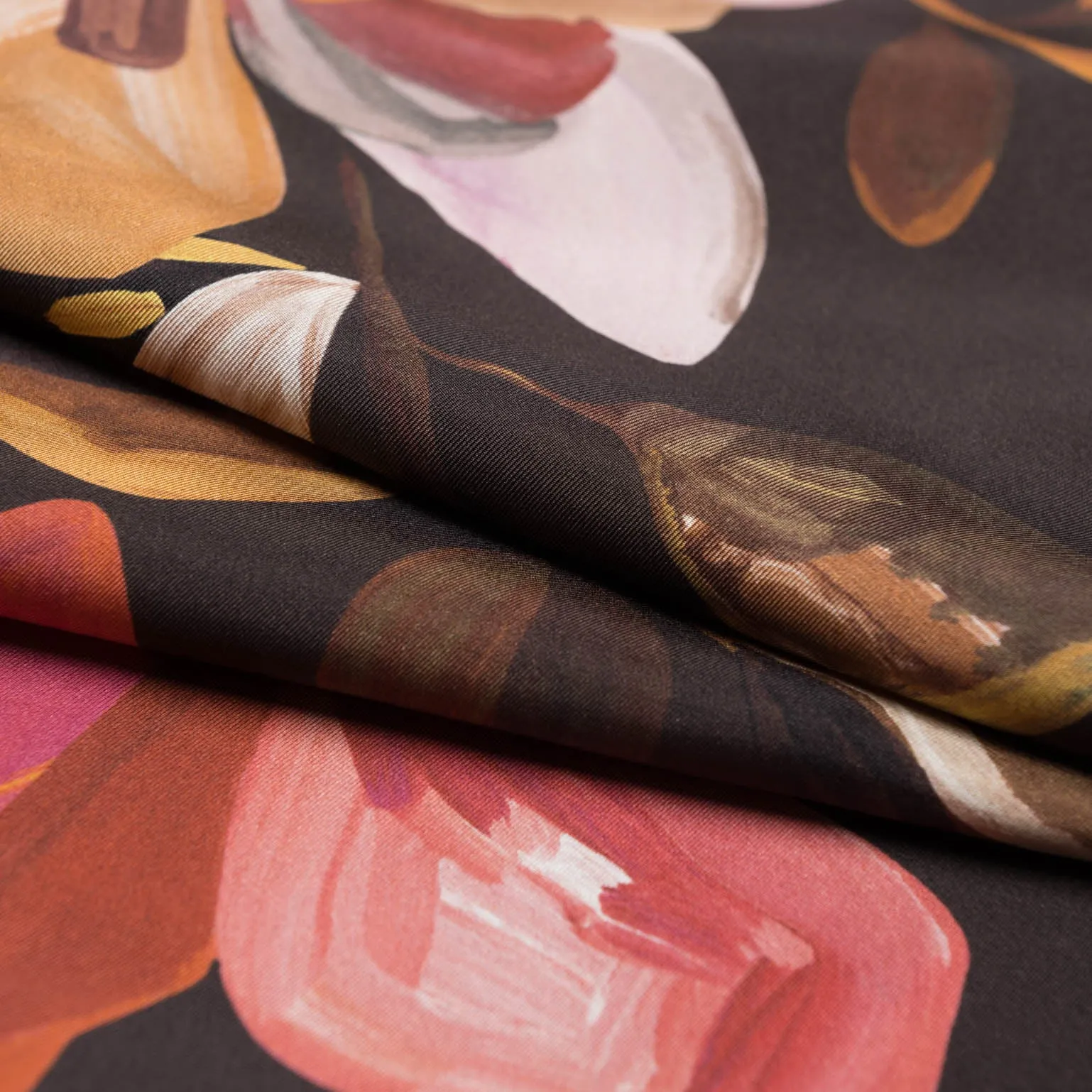 Eloisa - Long Silk Scarf- Dark Chocolate sold by Elizabetta product image thumbnail 3