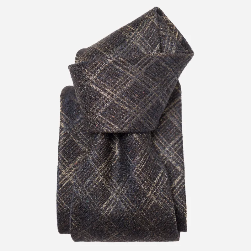 Empoli - Silk Jacquard Tie - Bronze sold by Elizabetta