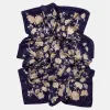 Esmeralda - Silk Scarf Shawl - Midnight Blue & Gold sold by Elizabetta
