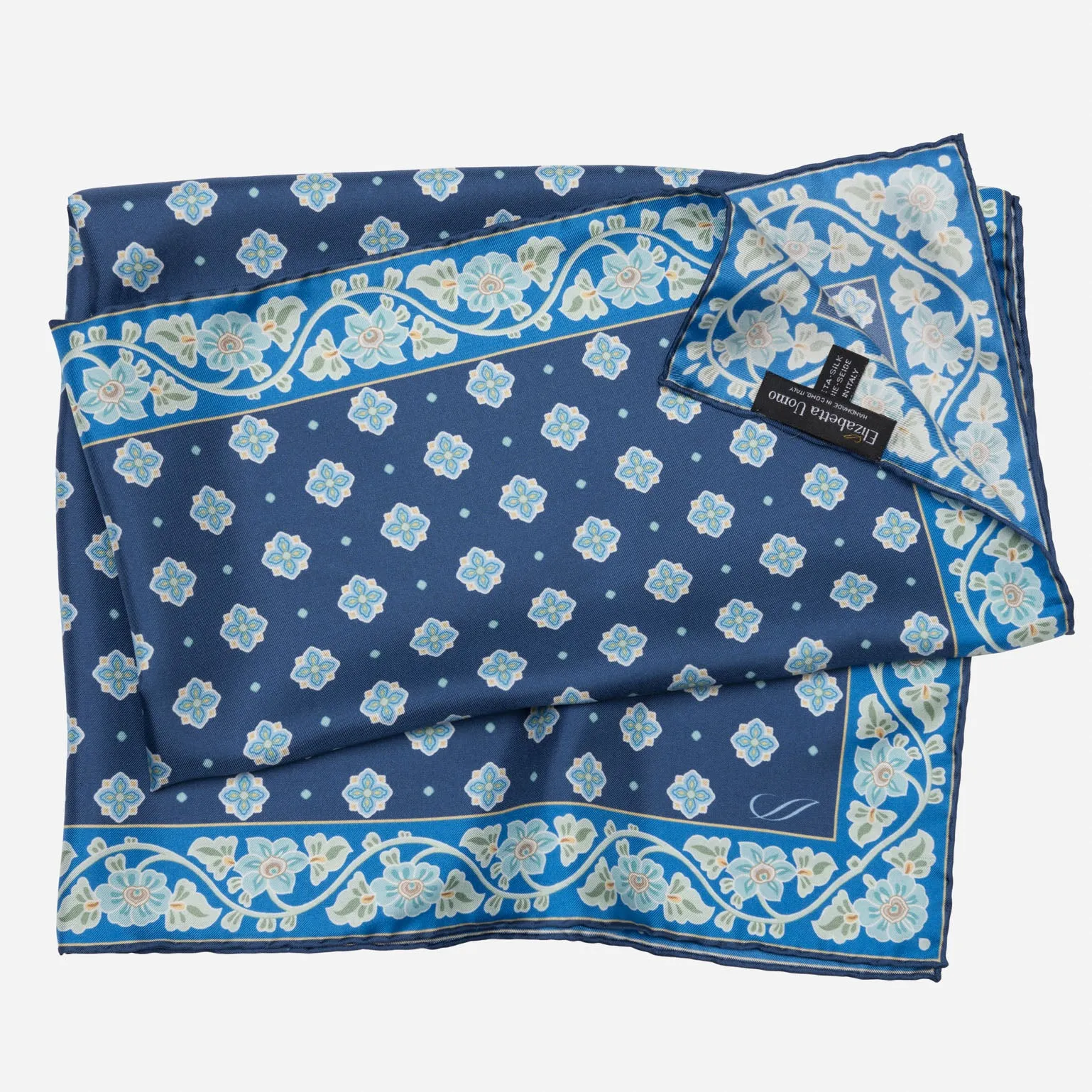 Ducati - Silk Neckerchief - Marine Blue sold by Elizabetta product image thumbnail 3
