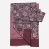 Pasquino - Reversible Silk Scarf - Wine sold by Elizabetta