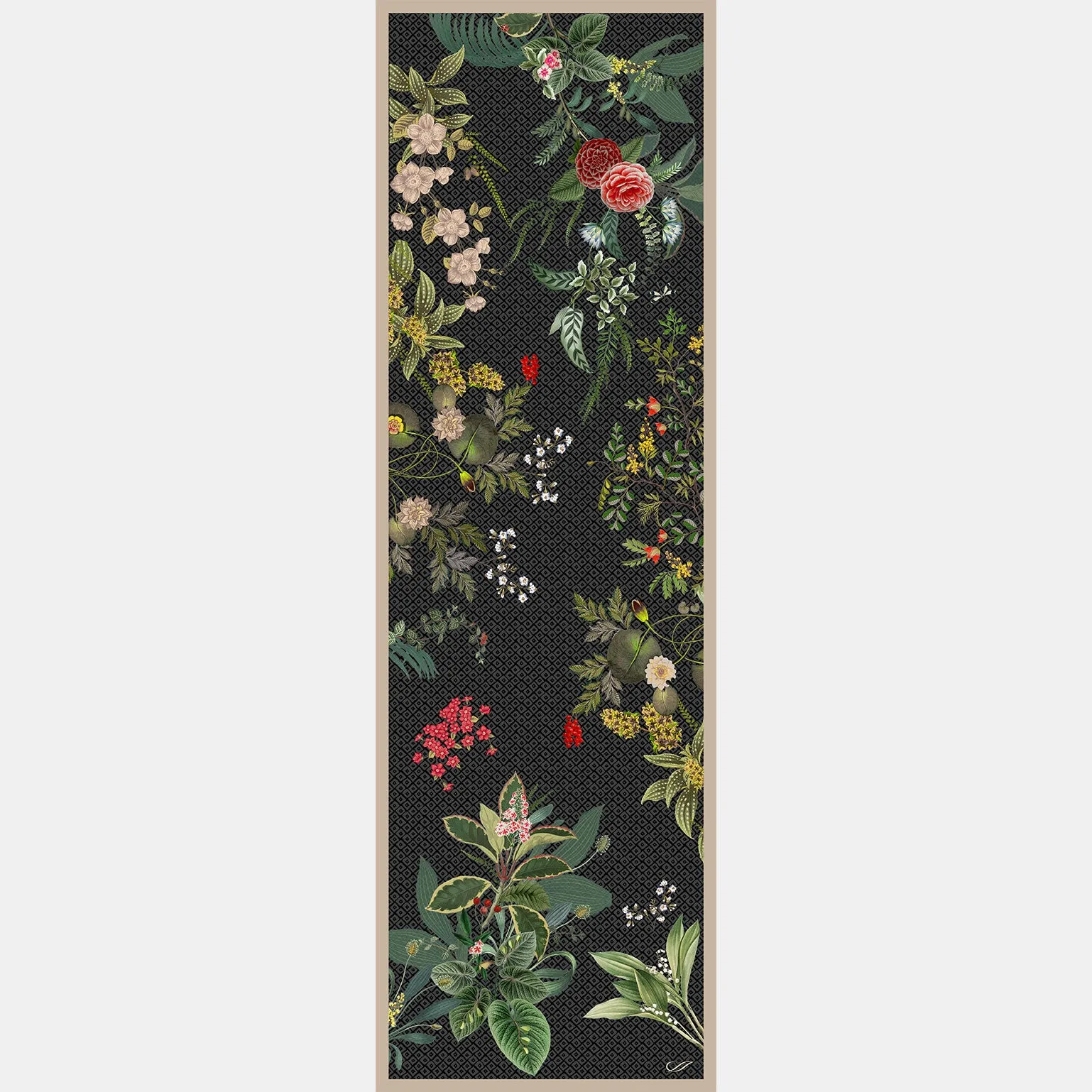 Sara - Long Silk Scarf - Black sold by Elizabetta product image thumbnail 4